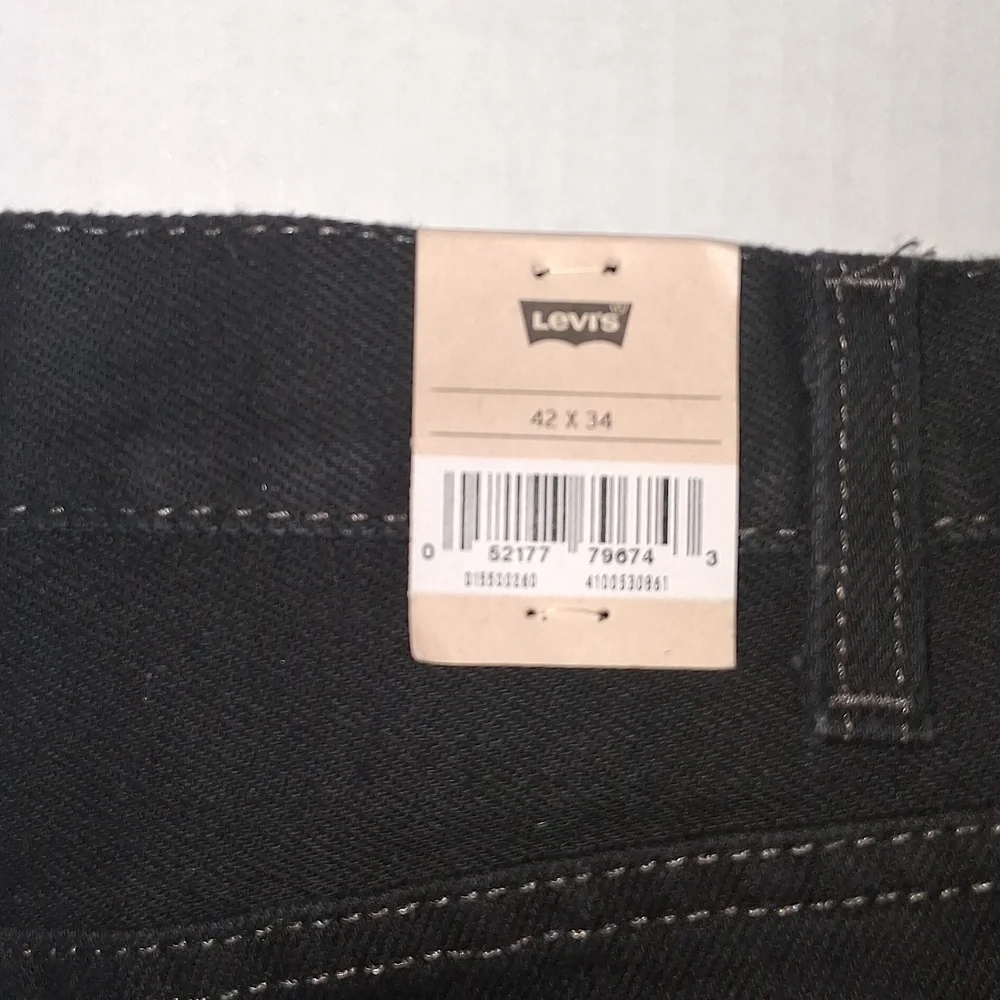 Levi's 550 Relaxed Fit Jeans Size-42x34 Black NWT - Picture 2 of 5